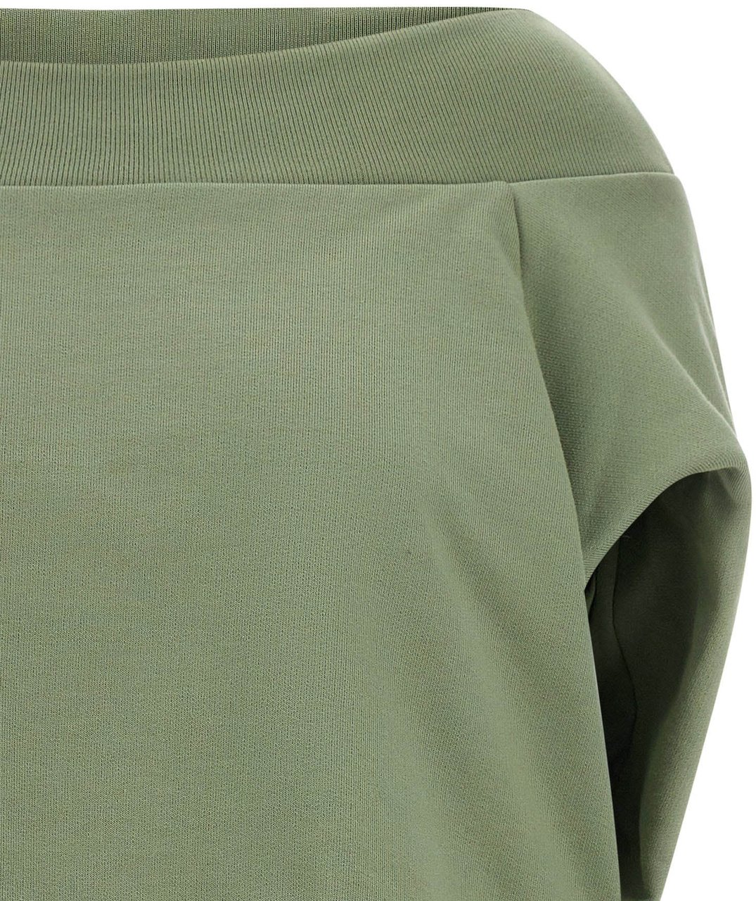 Dries Van Noten Beige Cotton Sweatshirt Grijs