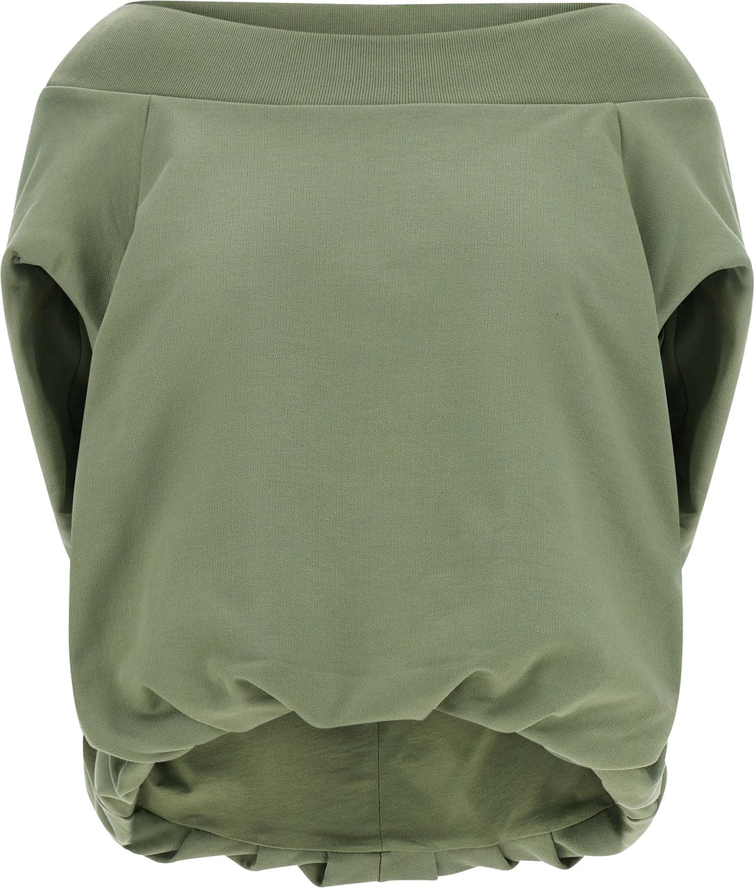 Dries Van Noten Beige Cotton Sweatshirt Grijs