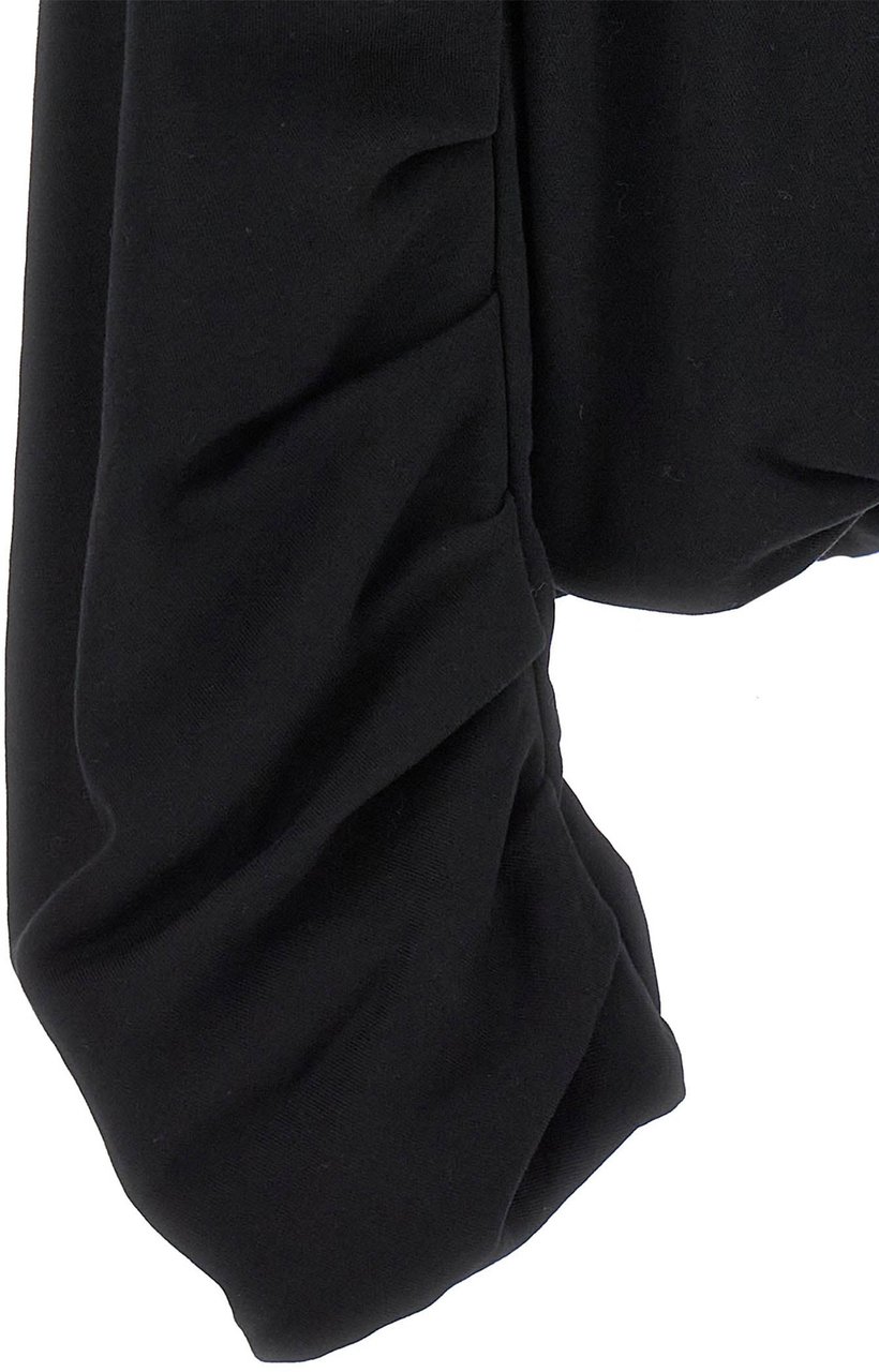 Dries Van Noten Black Cotton Sweatshirt Zwart