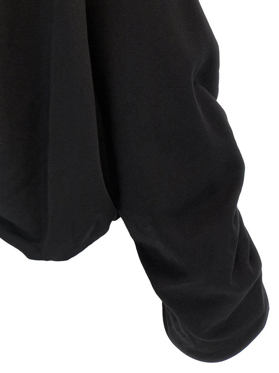 Dries Van Noten Black Cotton Sweatshirt Zwart