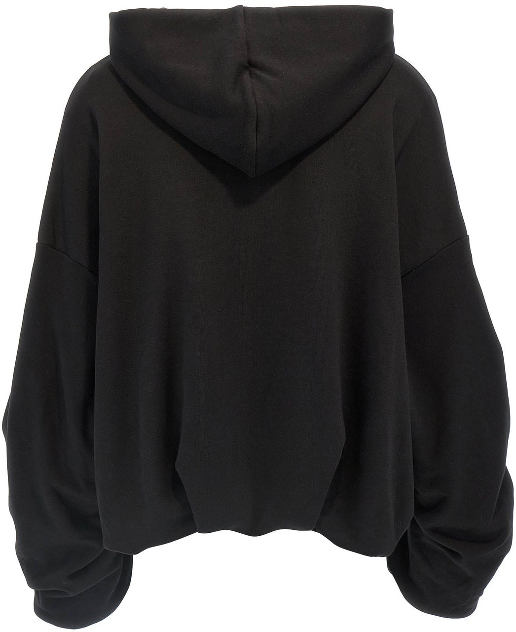 Dries Van Noten Black Cotton Sweatshirt Zwart