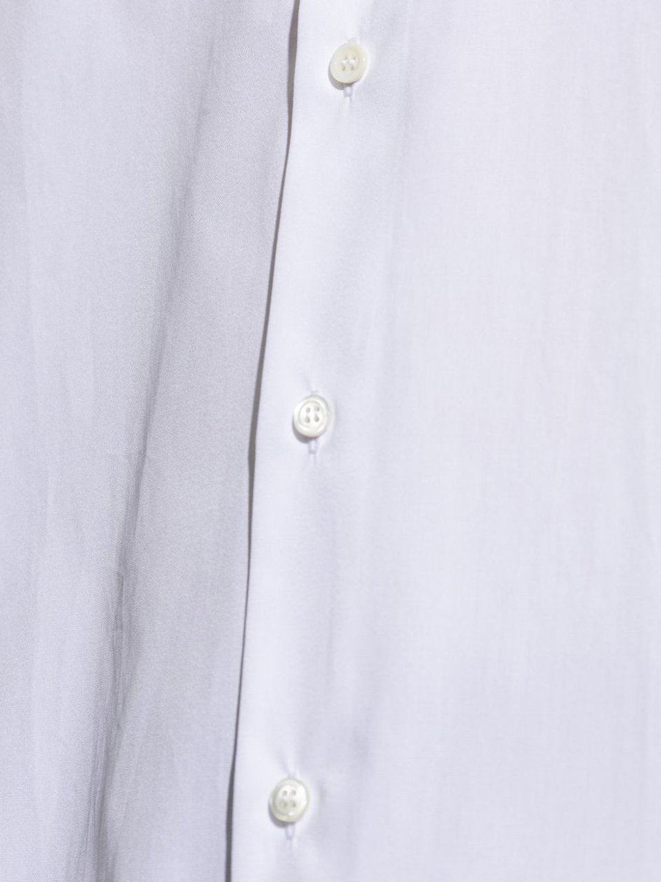 Dries van Noten Crisp White Shirt With Button Fastening Wit