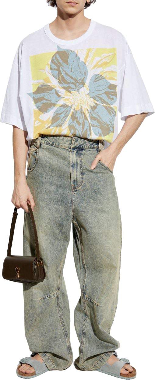 Dries van Noten Relaxed Fit Crew Neck T-Shirt Wit