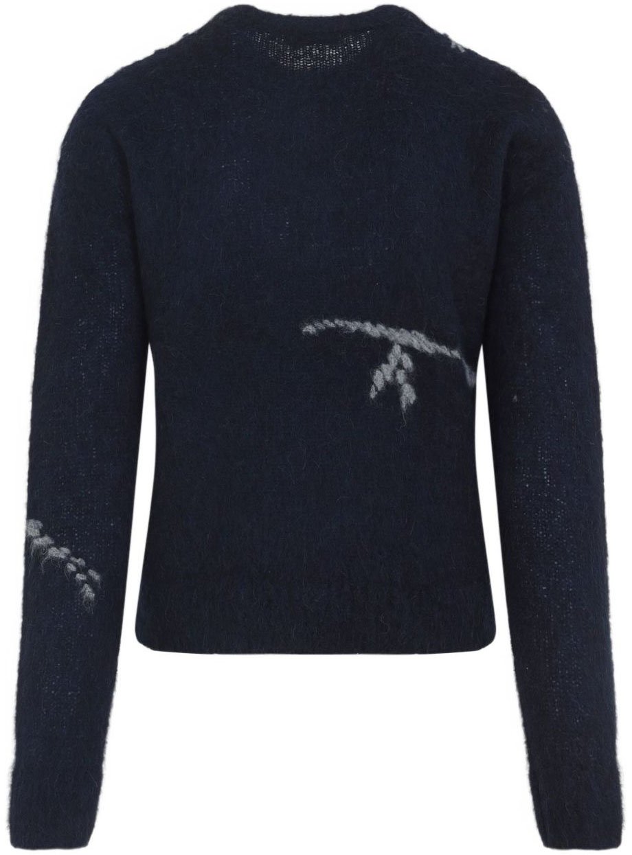 Dries van Noten Wool Blend Sweater Zwart