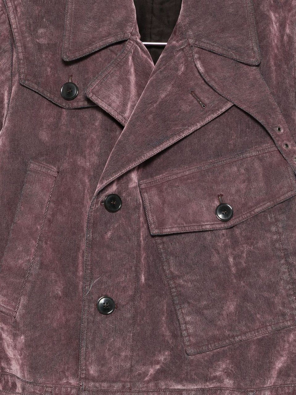 Dries van Noten Lilac Purple Corduroy Jacket Grijs
