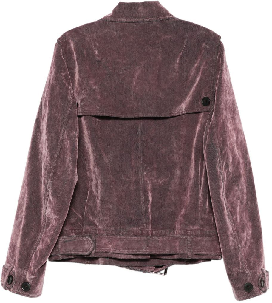 Dries van Noten Lilac Purple Corduroy Jacket Grijs