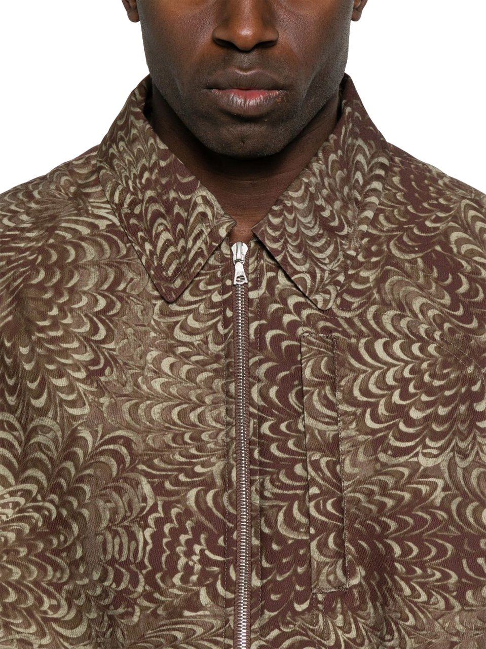 Dries van Noten Jackets Brown Bruin