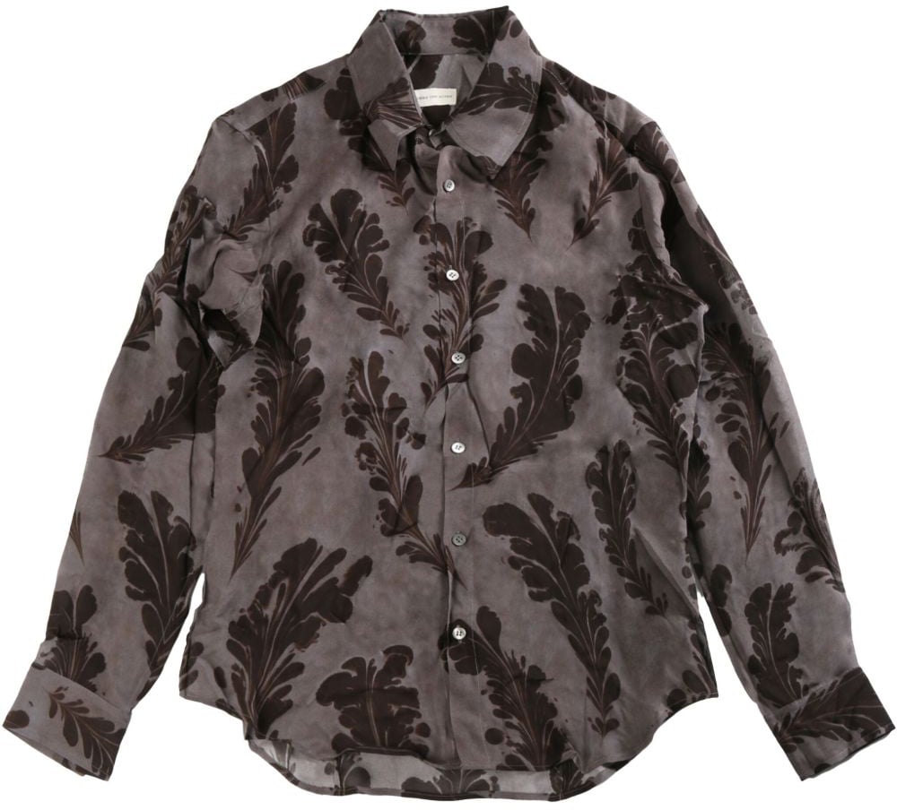 Dries van Noten Shirts Grey Grijs