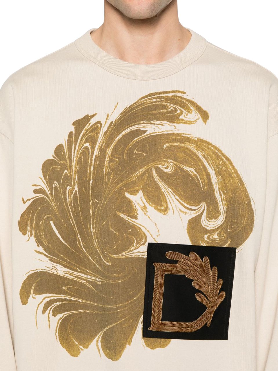 Dries van Noten T-Shirts And Polos Beige Wit