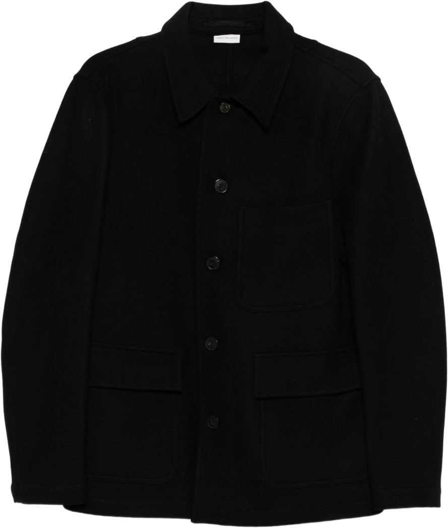 Dries van Noten Jackets Black Zwart