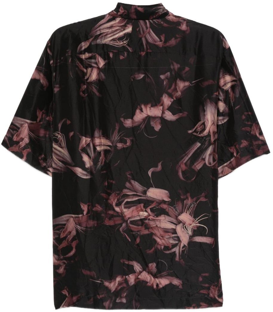 Dries van Noten Shirts Rose Zwart