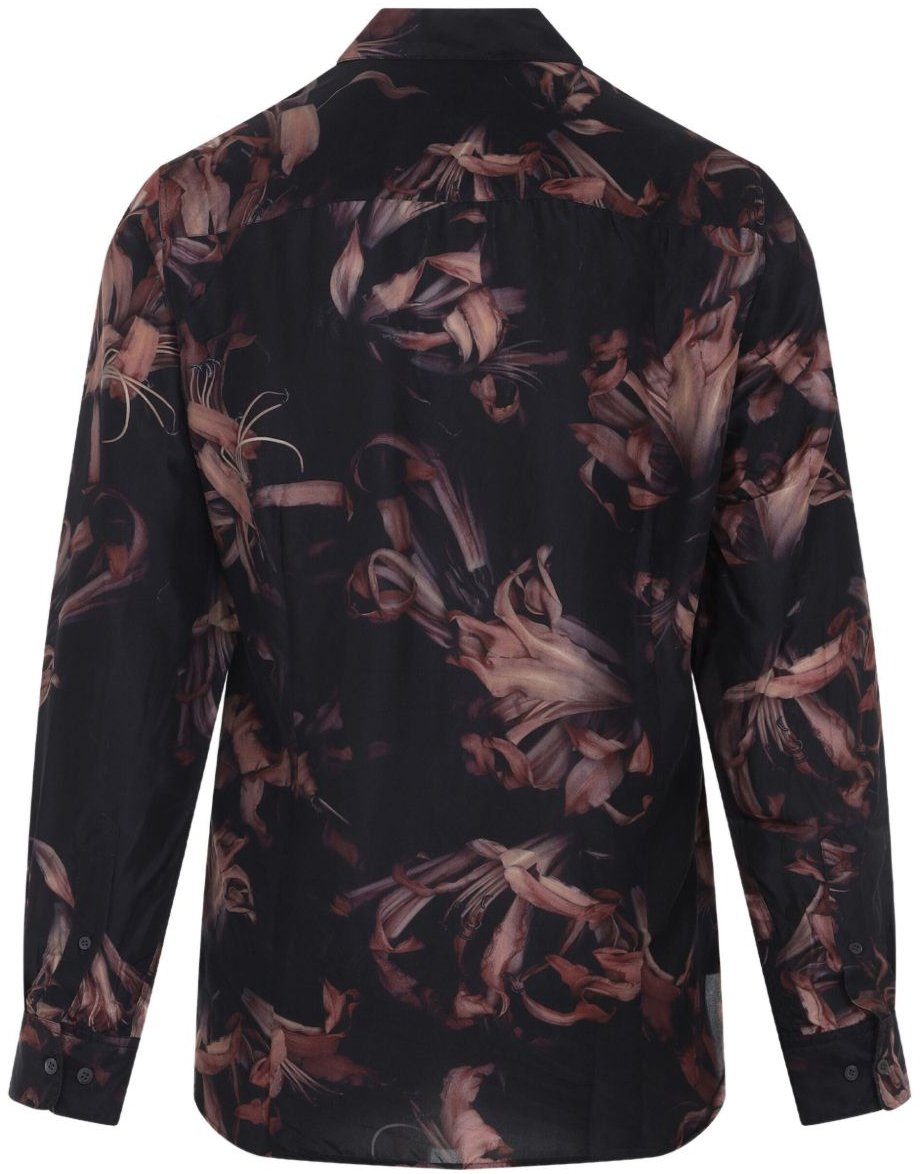 Dries van Noten Shirts Rose Zwart