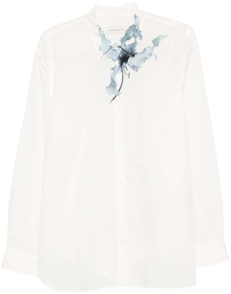 Dries van Noten Shirts Blue Blauw