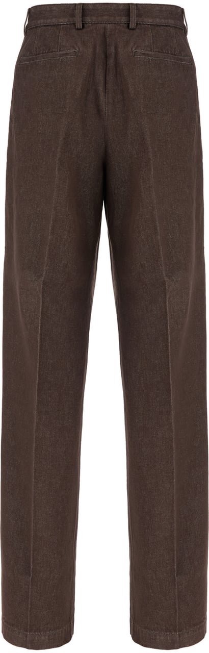 Dries van Noten Dries Van Noten Brown cotton pants Bruin