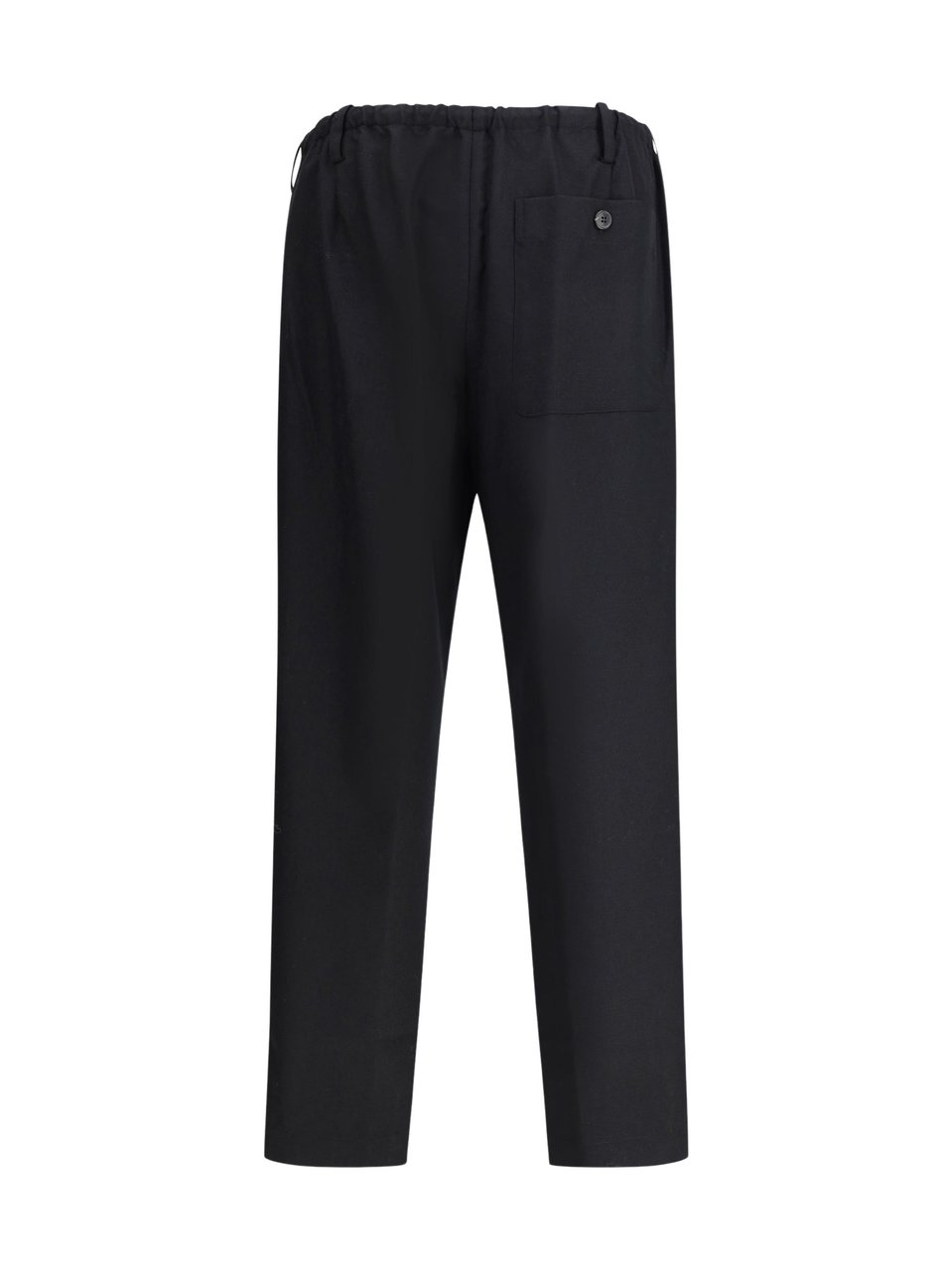 Dries van Noten Black Penny Tailored Wool Pants Zwart