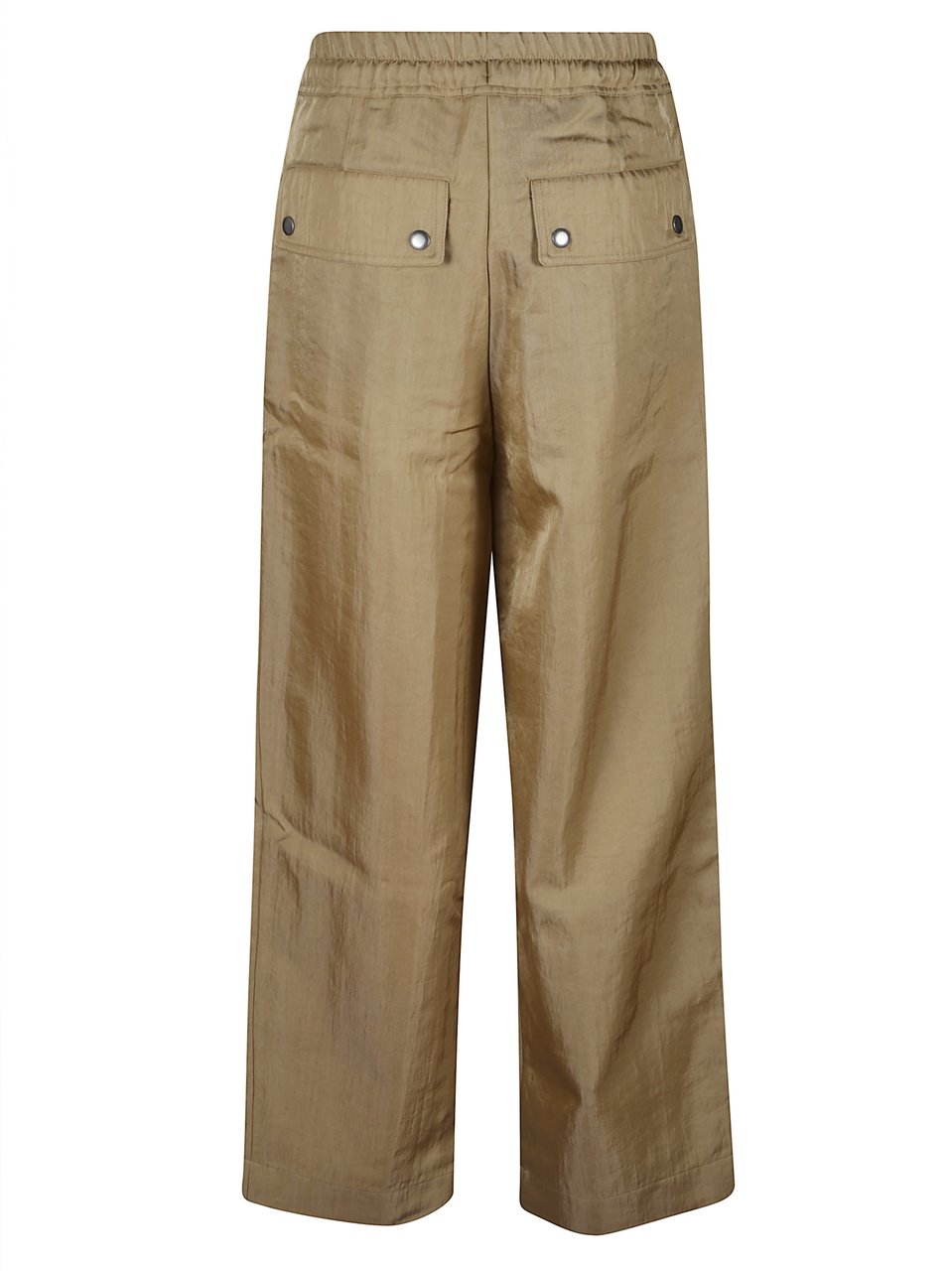 Dries van Noten Prima Pants With Flap Pockets And Drawstring Waistband Bruin