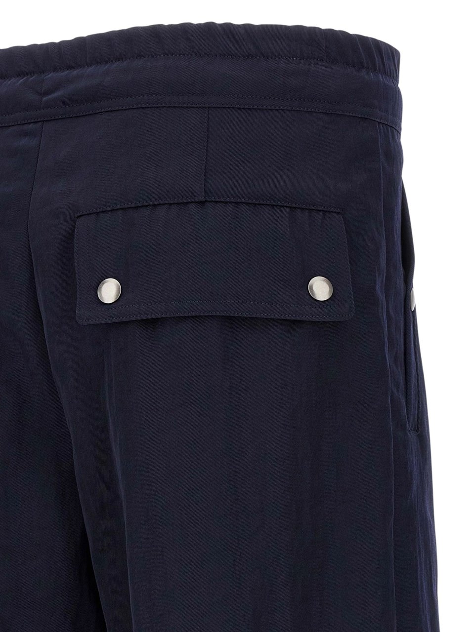 Dries van Noten Blue Prima Wide-Leg Pants Zwart