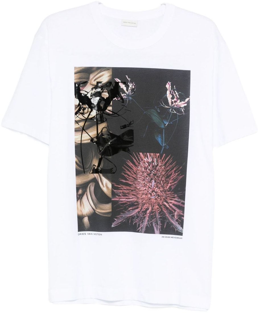 Dries van Noten T-Shirts And Polos White Wit