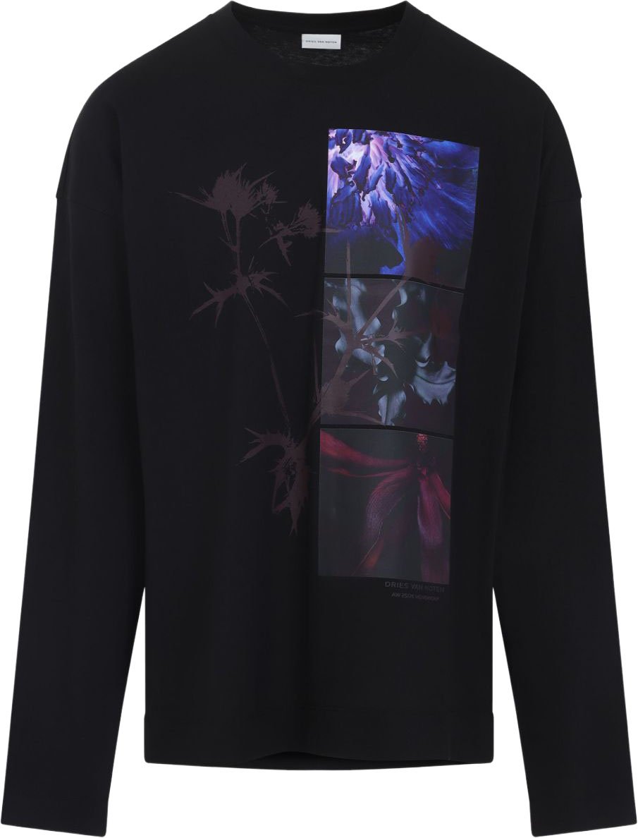 Dries van Noten T-Shirts And Polos Black Zwart