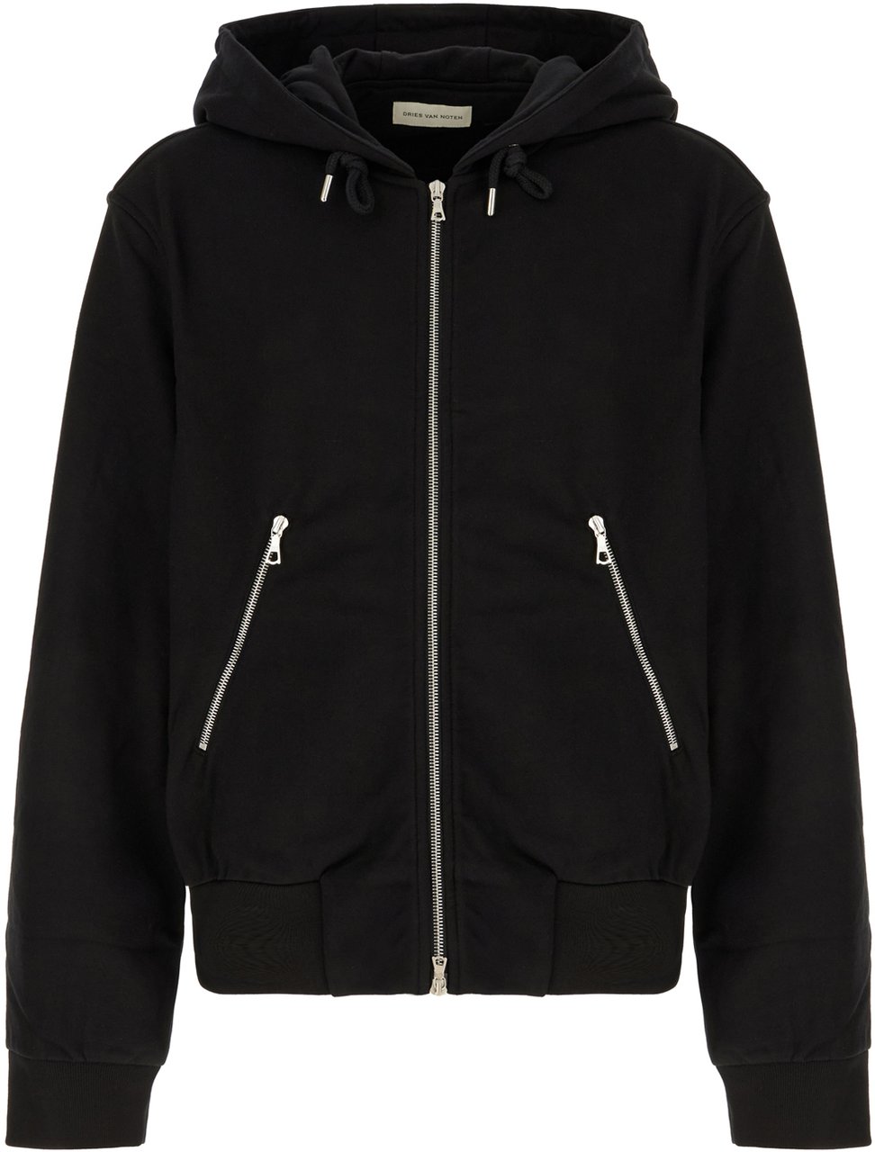 Dries van Noten Dries Van Noten Black cotton sweatshirt Zwart