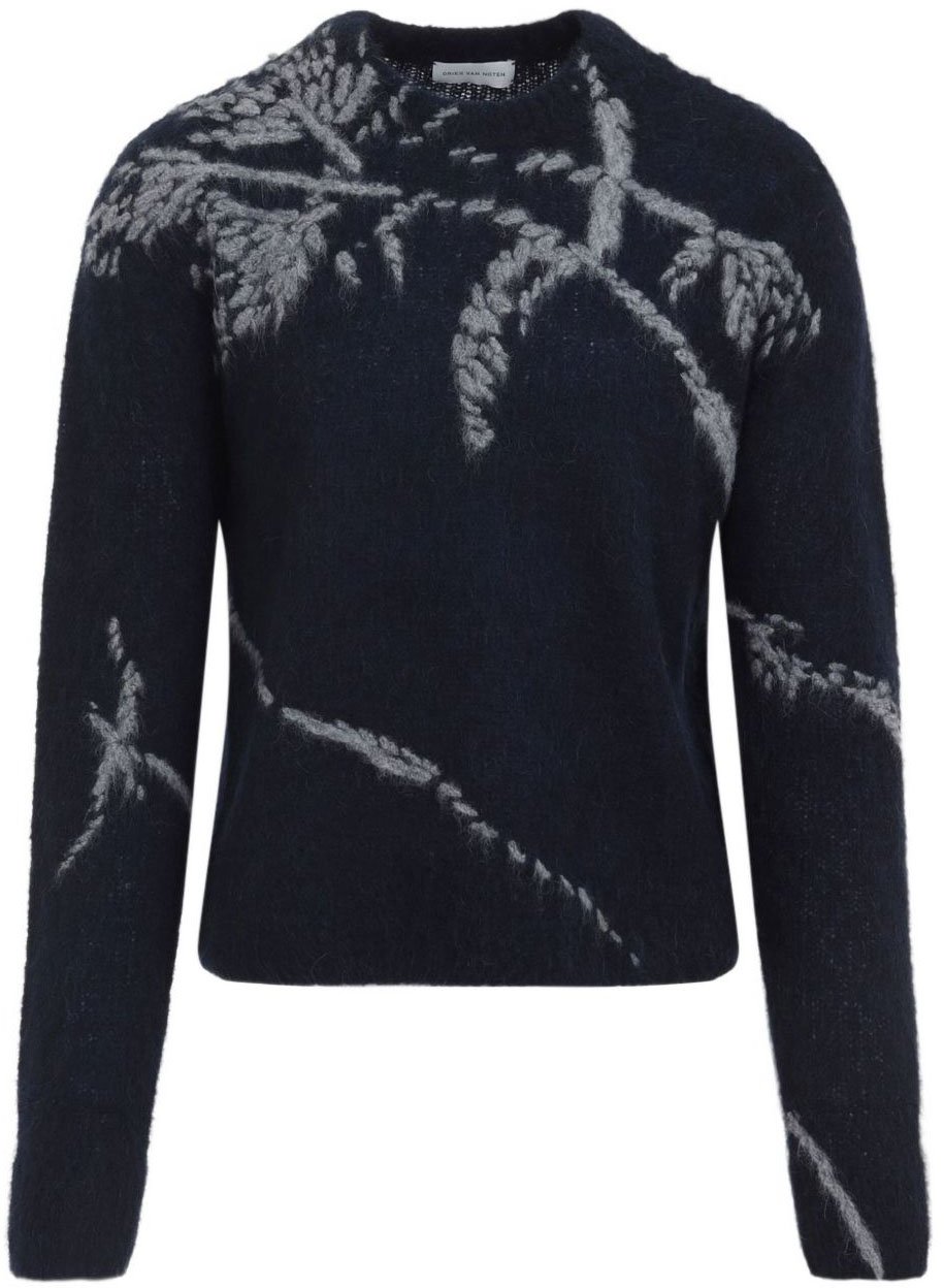 Dries van Noten Sweaters Blue Blauw