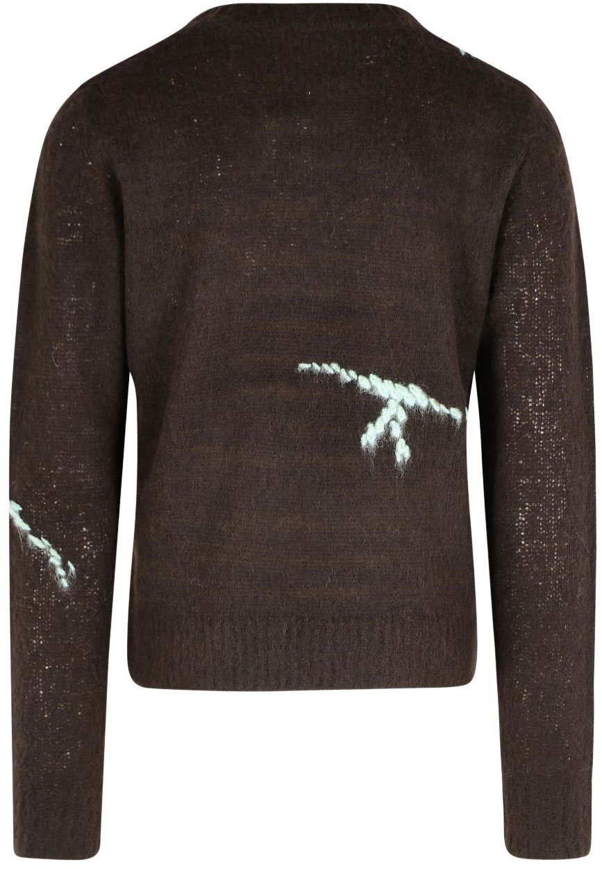 Dries van Noten Sweaters Dark Brown Bruin