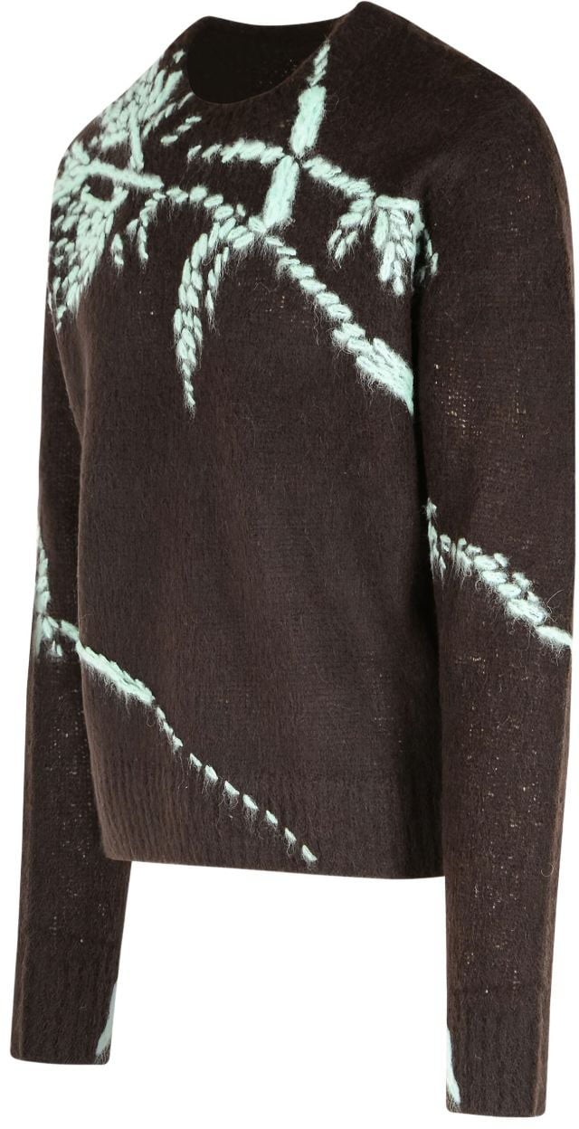 Dries van Noten Sweaters Dark Brown Bruin