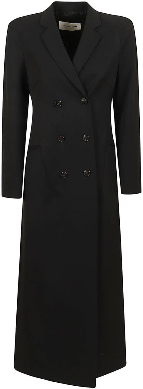 Dries van Noten DRIES VAN NOTEN 00030-RONNA 3122 W.W.COAT Zwart