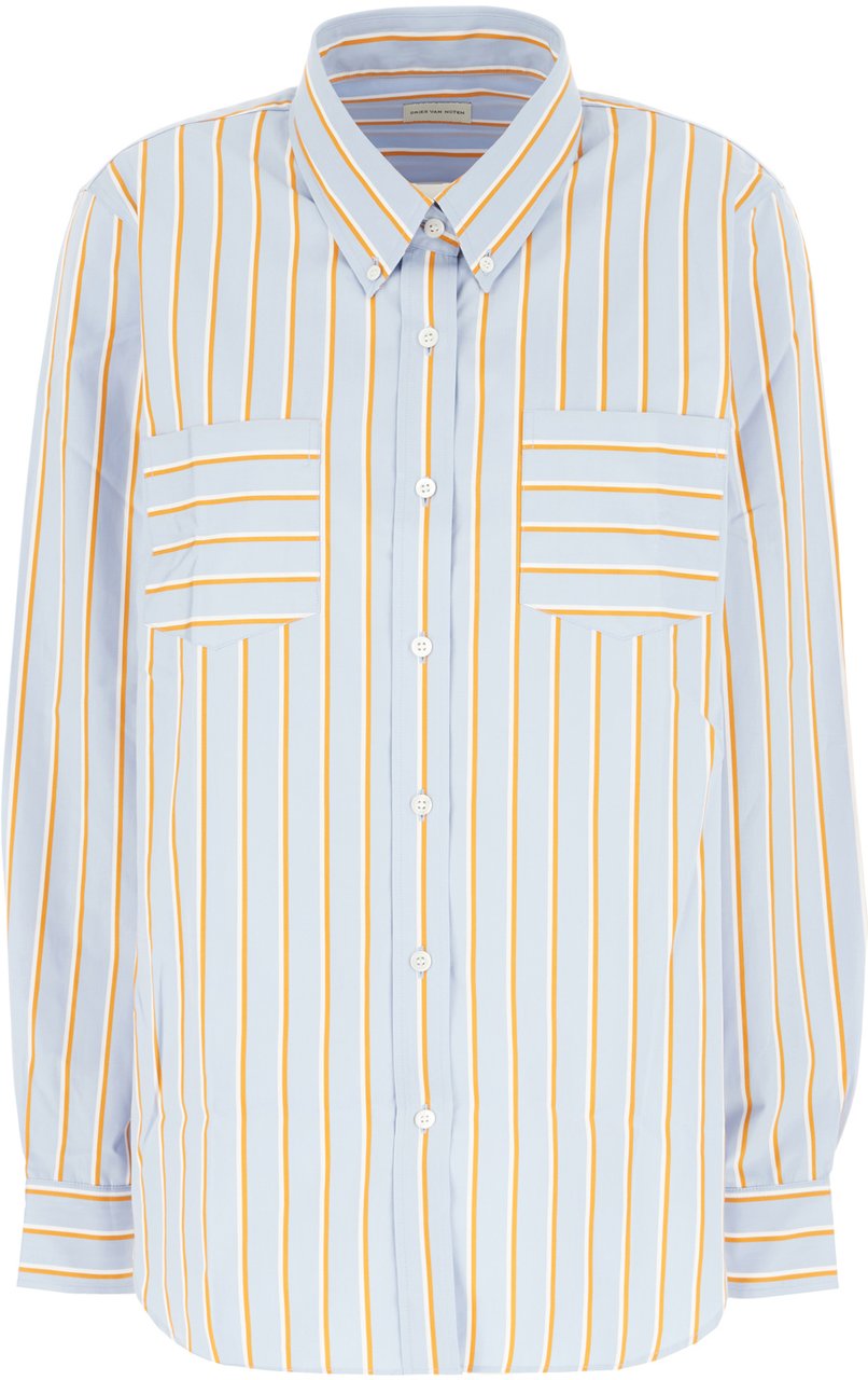 Dries van Noten Dries Van Noten Printed poplin shirt Divers