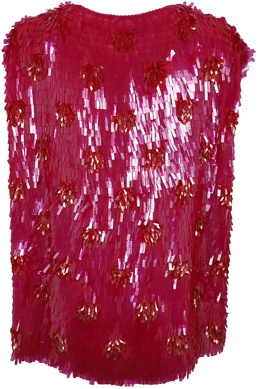 DRIES VAN NOTEN 02430-CUZCO EMB 3383 W.W.TOP Paars