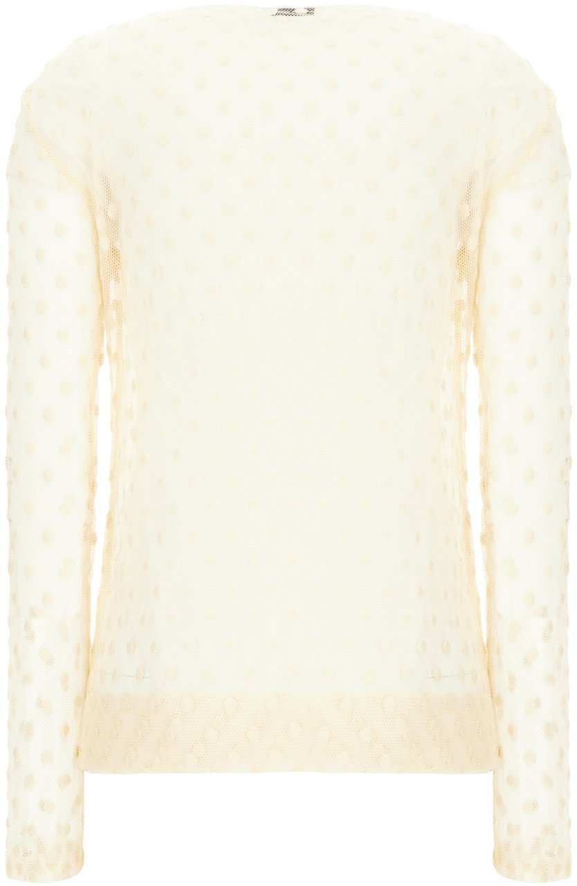 Dries van Noten Dries Van Noten Sand cotton blend top Neutraal