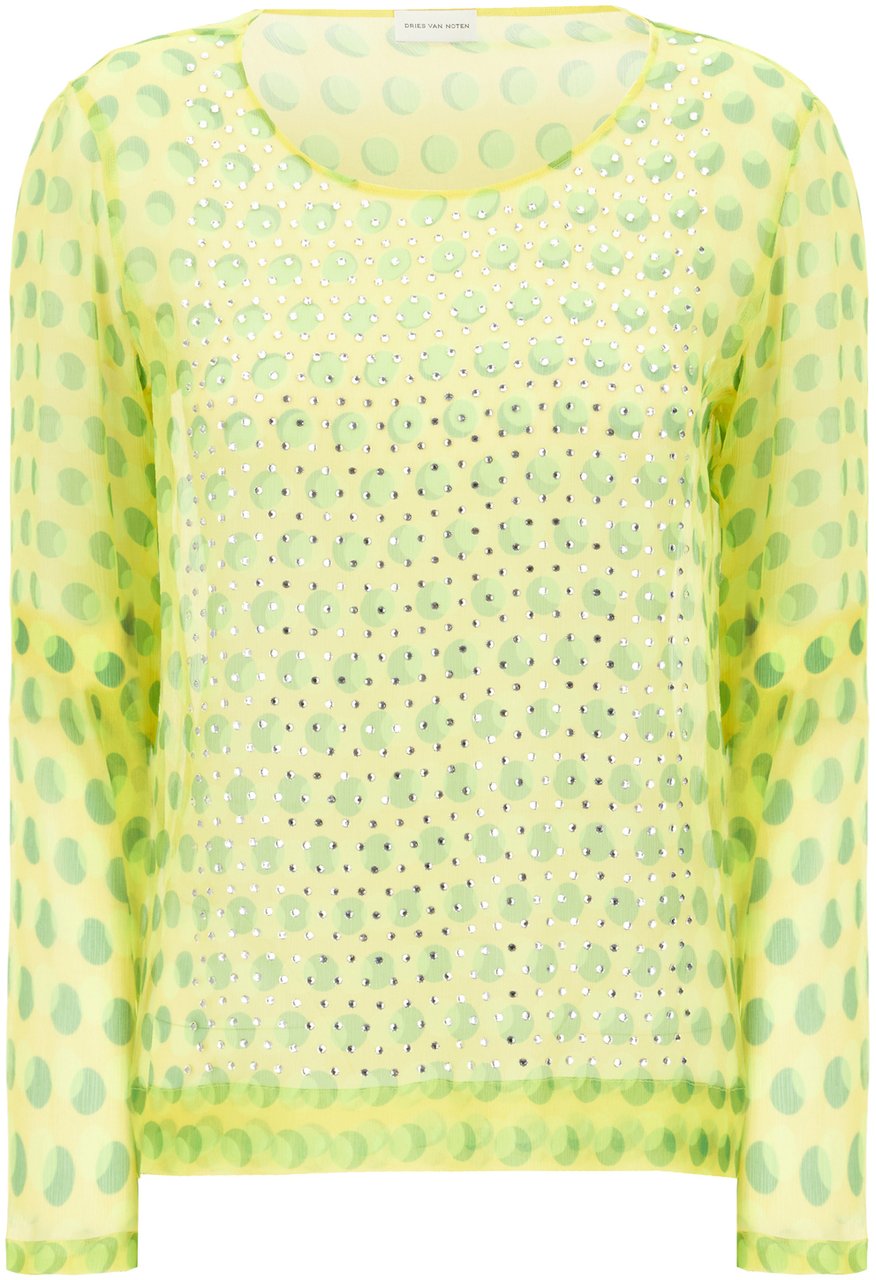 Dries Van Noten Printed silk blouse Divers