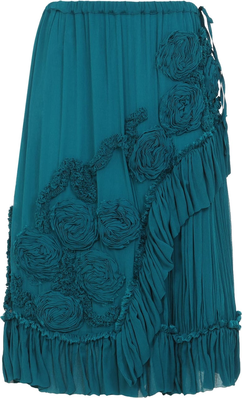 Dries van Noten Dries Van Noten Sammy Bis Midi Skirt Divers