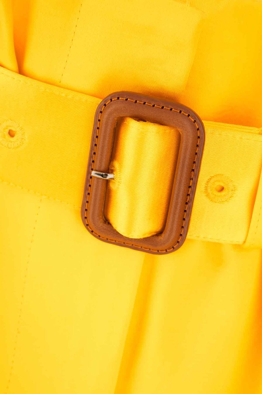 Dries van Noten Dries Van Noten Yellow cotton blend skirt Geel