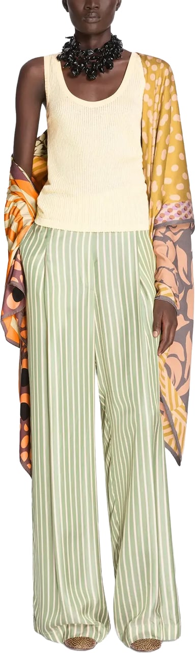 Dries van Noten Pila 3274 Pants Green Groen