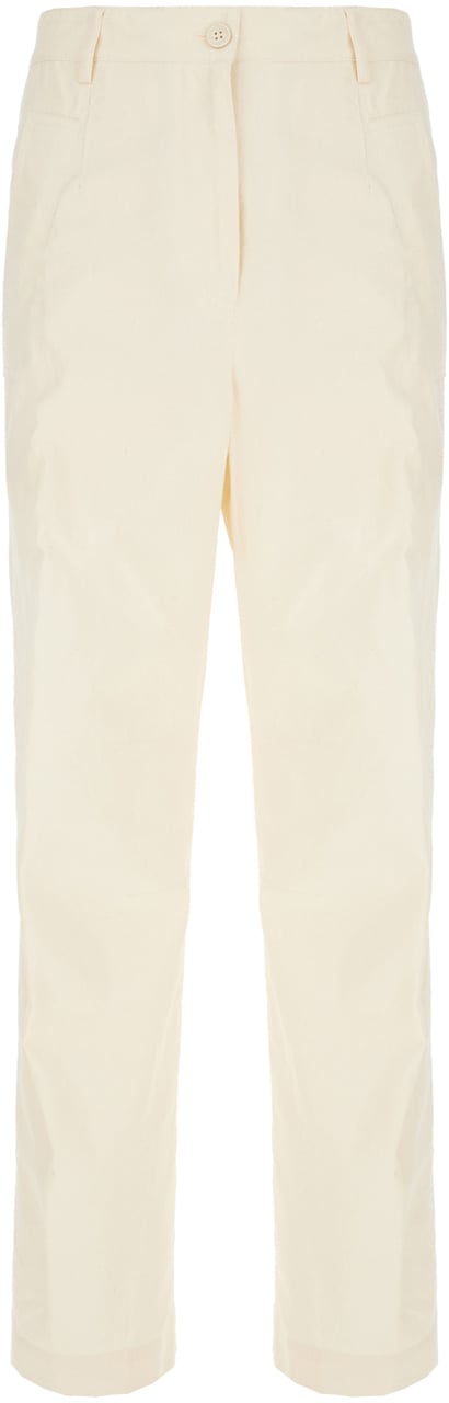 Dries van Noten Dries Van Noten Cream cotton pants Geel