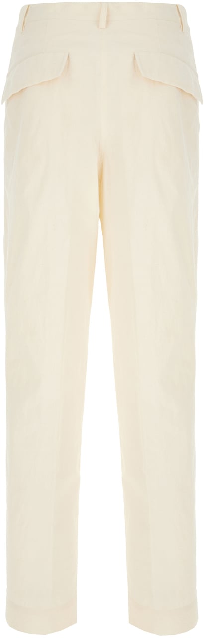 Dries van Noten Dries Van Noten Cream cotton pants Geel
