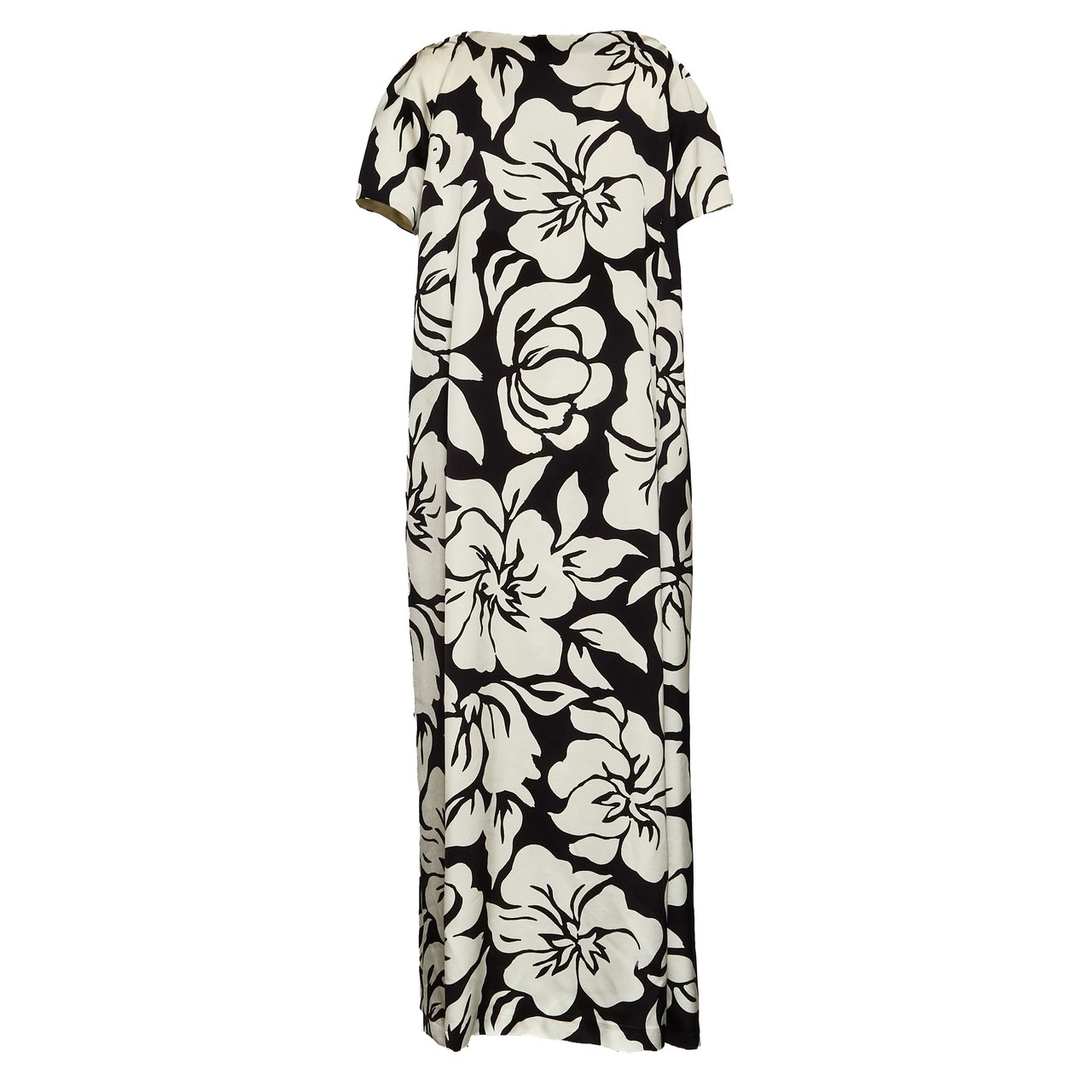 Dries van Noten Davita Hawaiian Floral Print Maxi Dress Zwart