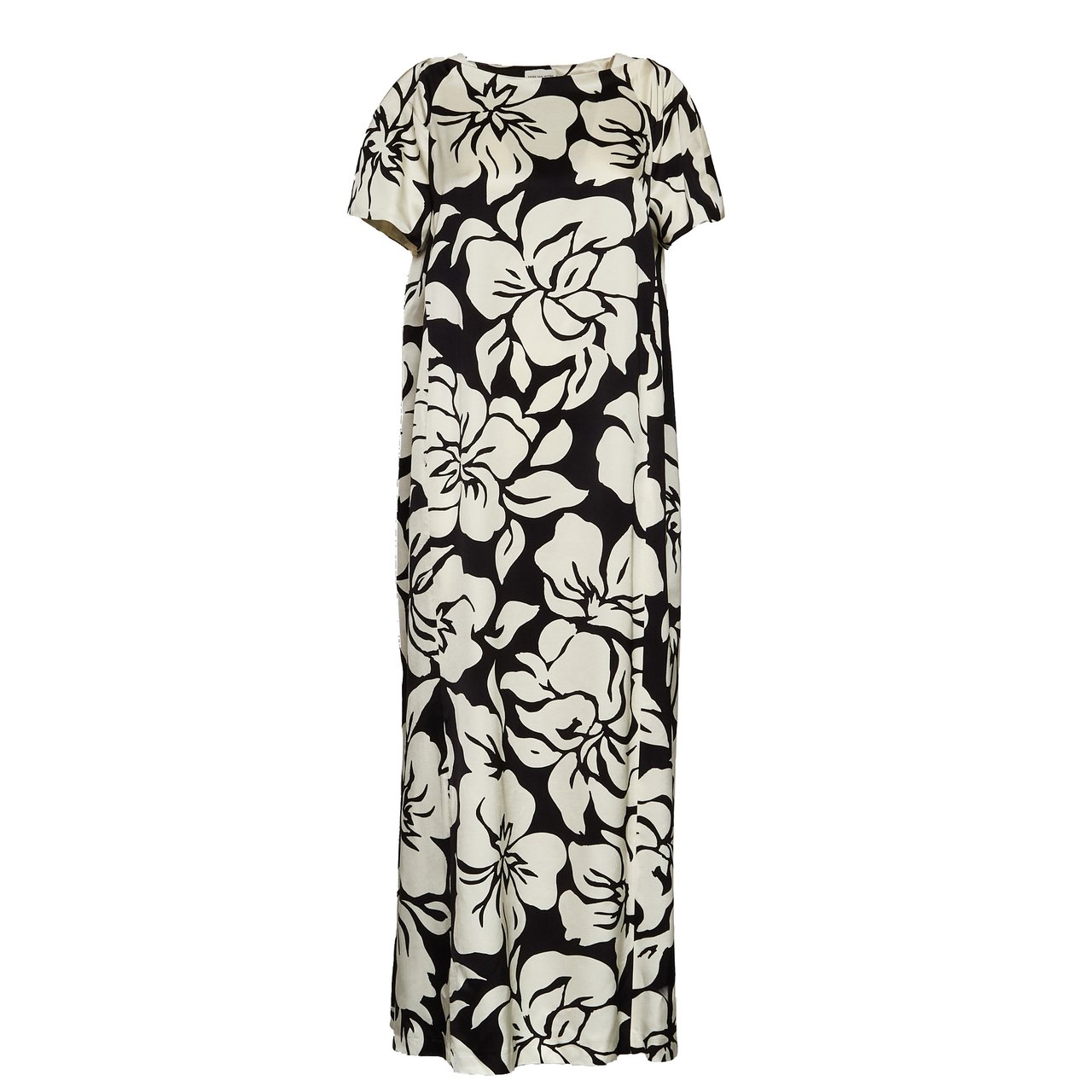 Dries van Noten Davita Hawaiian Floral Print Maxi Dress Zwart
