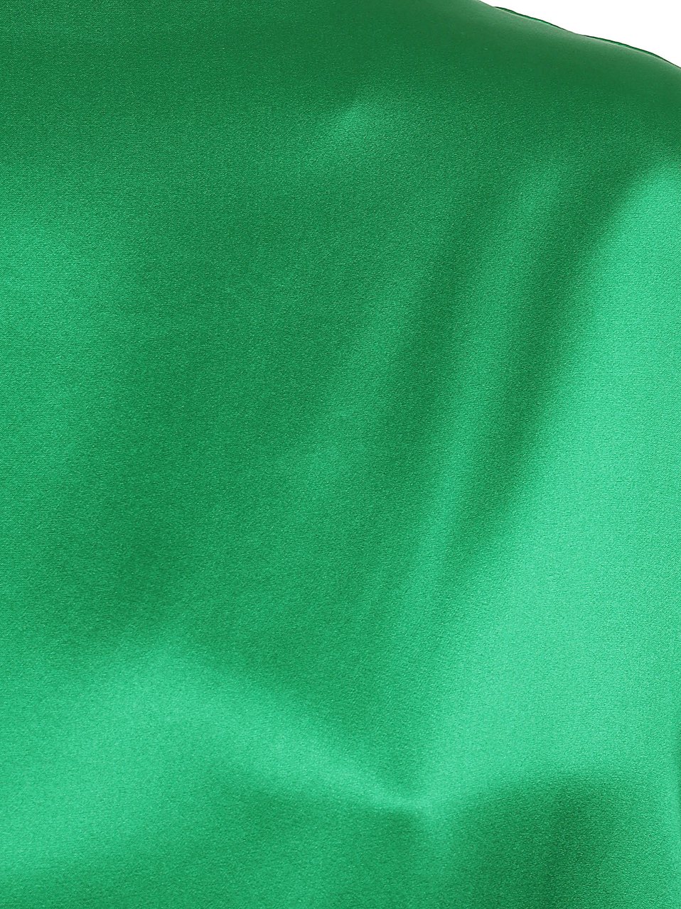Dries van Noten Fluid Green Mini Dress with V-Neck and Dolman Sleeves Groen