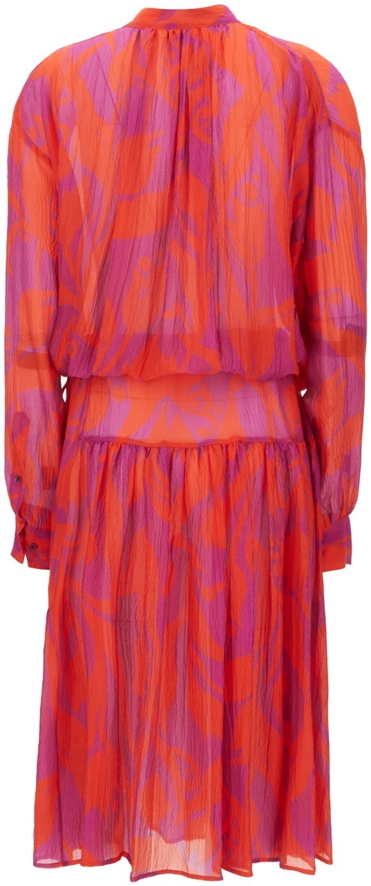 Dries van Noten Dries Van Noten Printed silk dress Divers