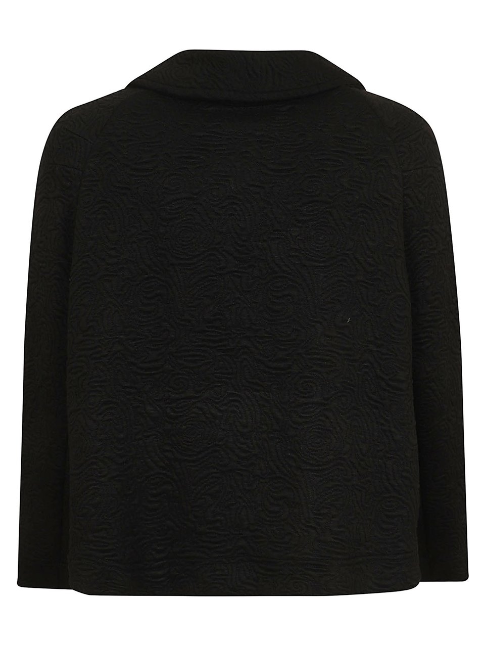 Dries van Noten Structured Jacquard Huvia Jacket Zwart