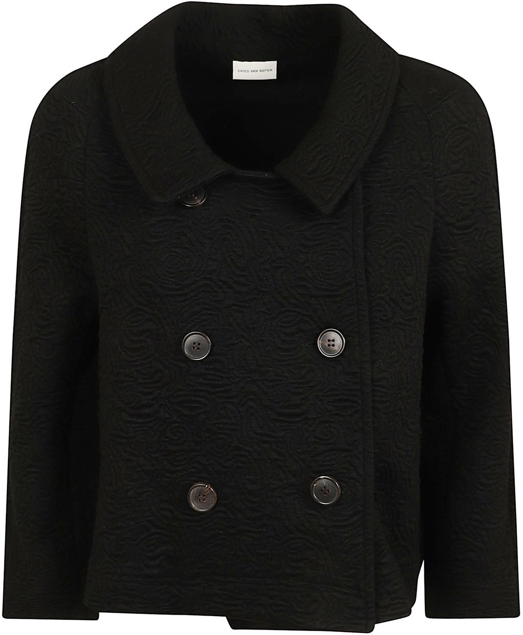 DRIES VAN NOTEN 06680-HUVIA 3050 W.K.JACKET Zwart