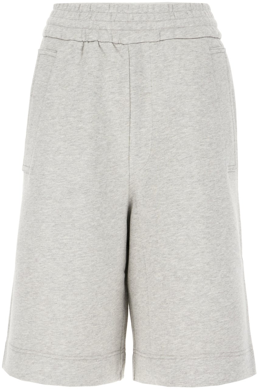 Dries van Noten Dries Van Noten Melange grey cotton bermuda shorts Grijs
