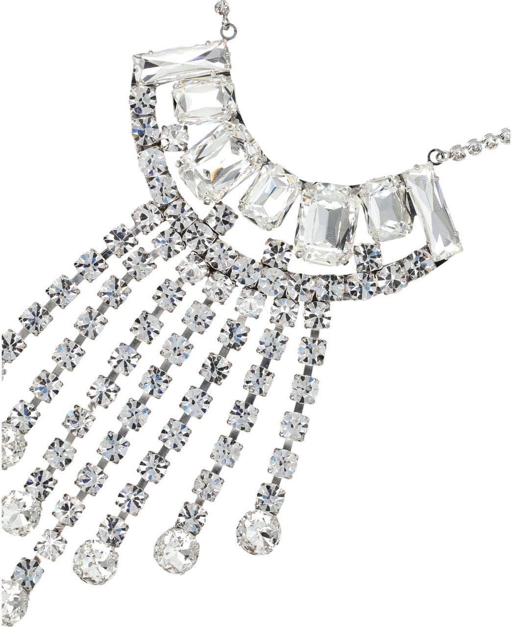 Dries van Noten Dries Van Noten strass necklace Zilver