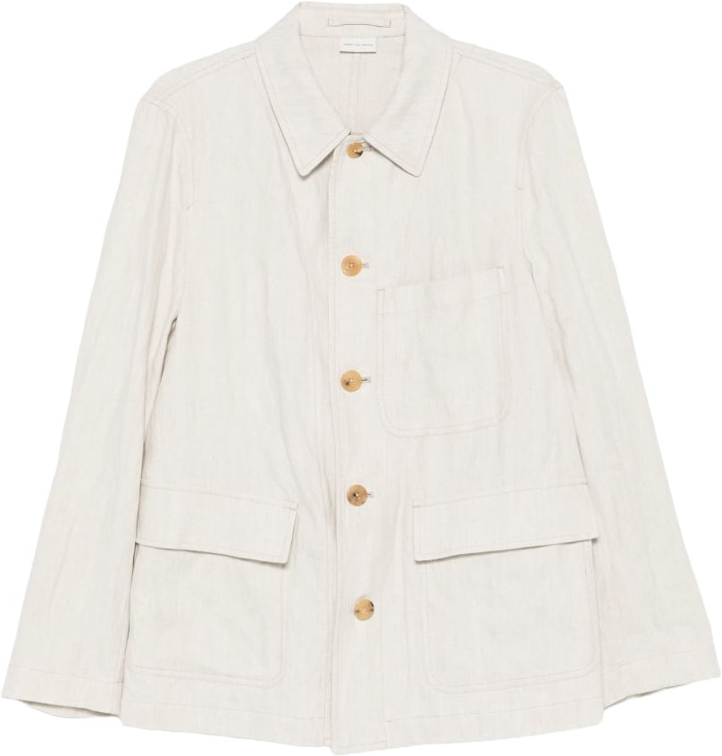 Dries van Noten Jackets Off White Wit