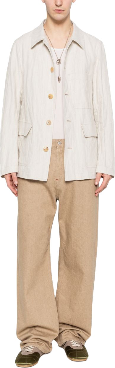 Dries van Noten Jackets Off White Wit