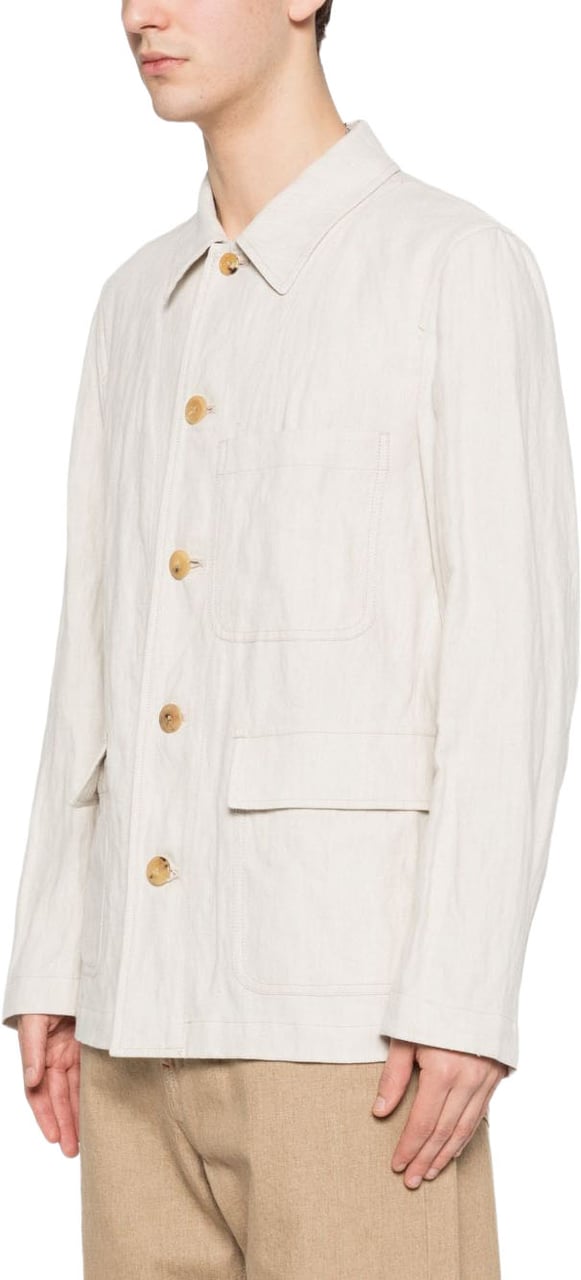 Dries van Noten Jackets Off White Wit