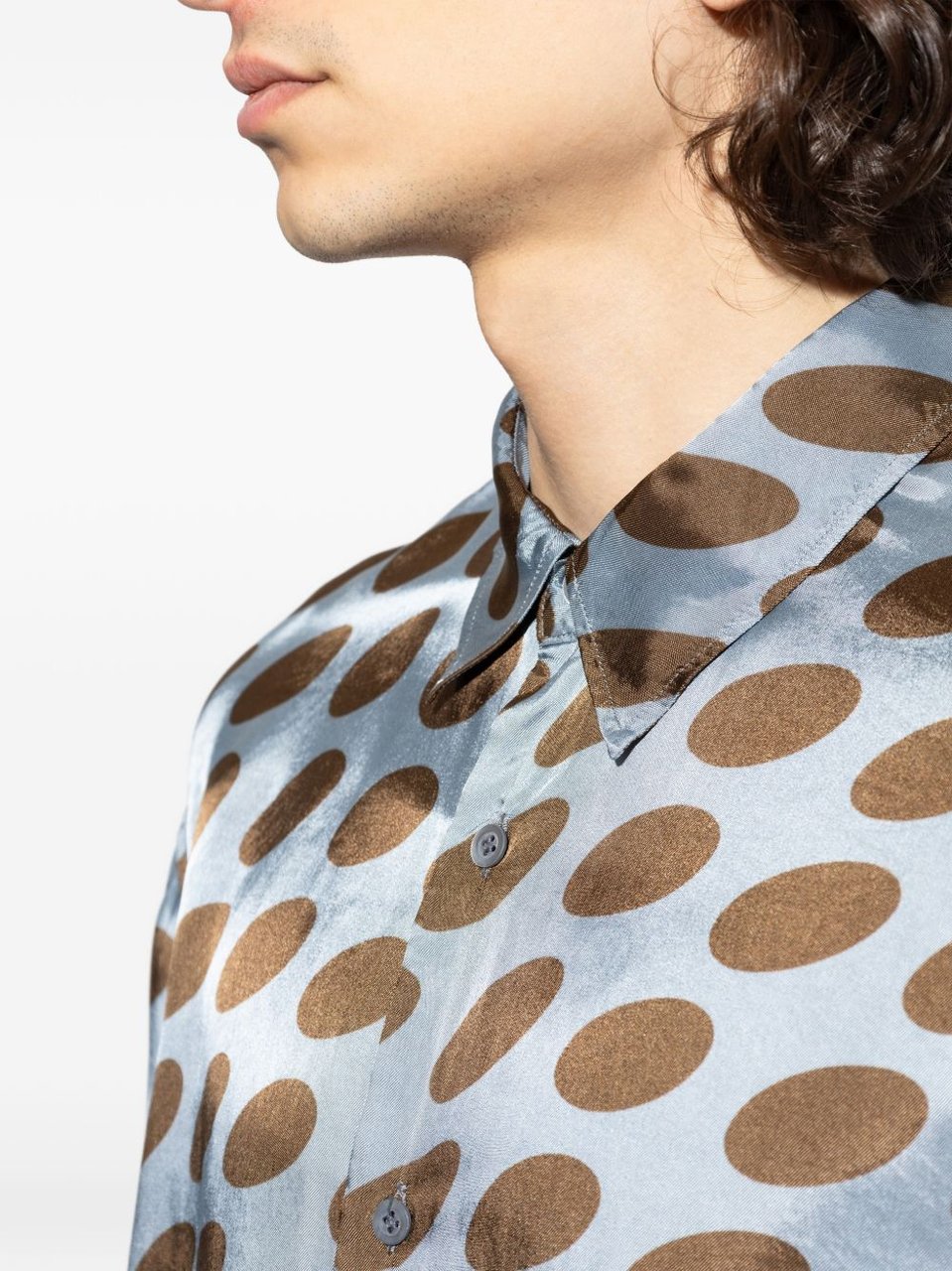 Dries van Noten Shirts Steel Divers