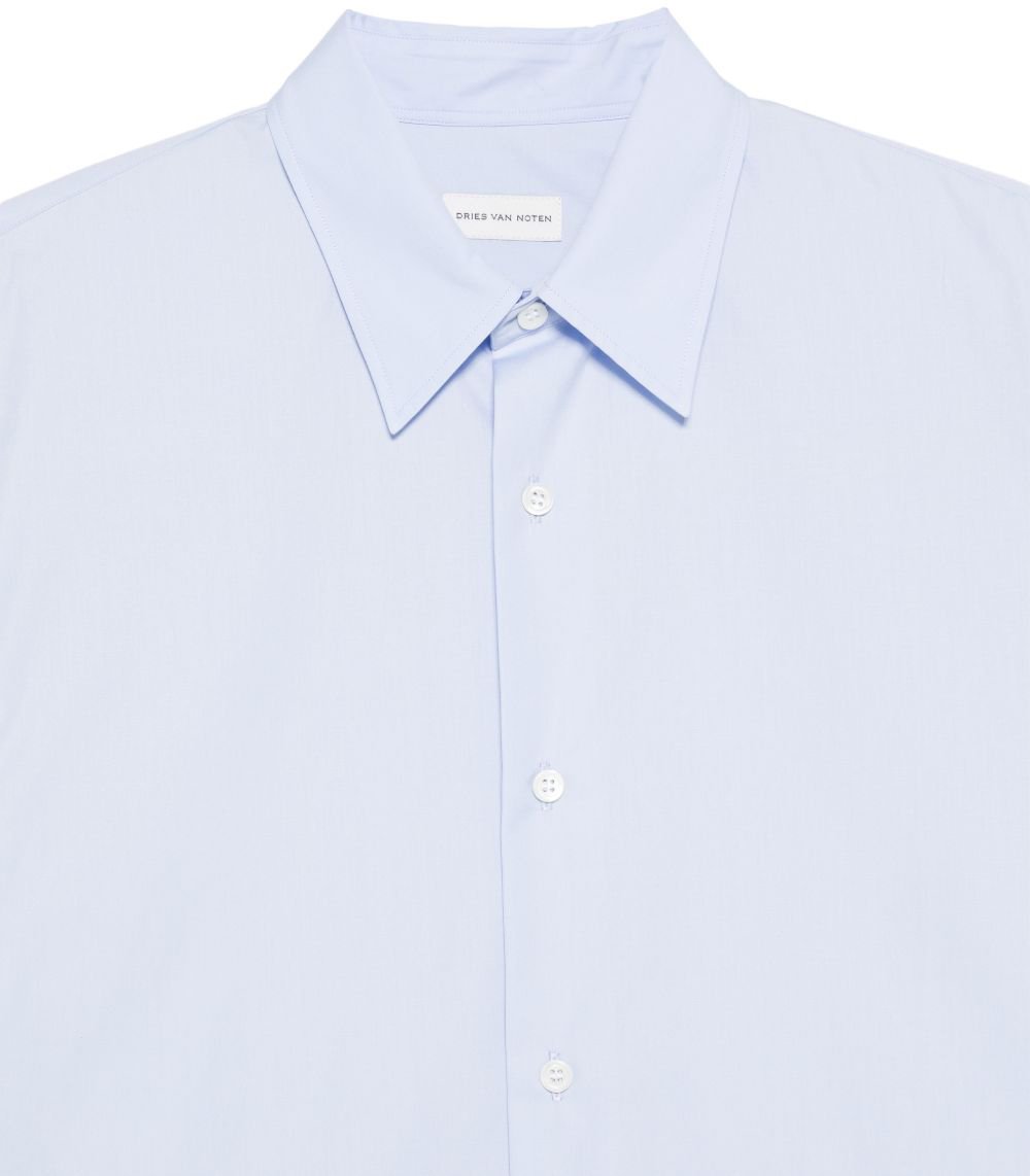 Dries van Noten Shirts Blue Blauw
